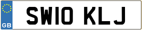 Truck License Plate